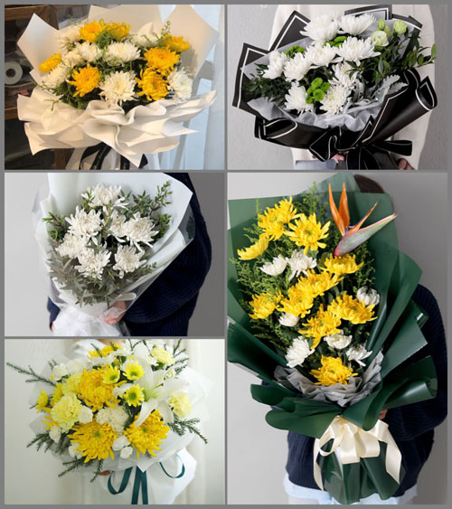 湖南郴州桂阳县莲塘镇青松村白事花束代送
